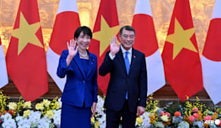 Japan PM Sanae Takaichi meets top Vietnam leaders in Hanoi