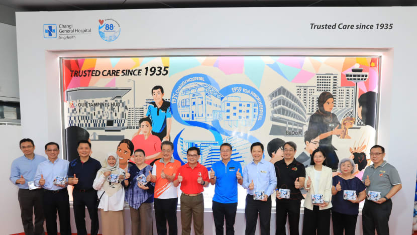 CGH pegang rekod mural terbesar di SG CGH pegang rekod mural terbesar di SG