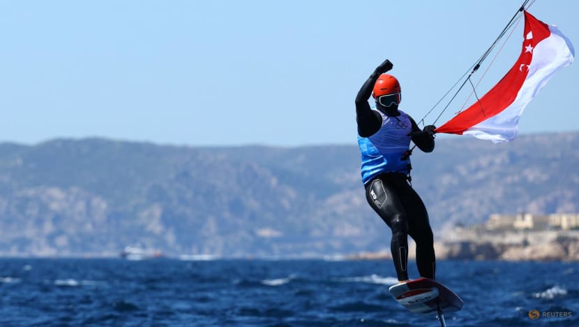 Kitefoiler Max Maeder clinches Olympic bronze, makes history as Singapore's youngest Games medallist Kitefoiler Max Maeder clinches Olympic bronze, makes history as Singapore's youngest Games medallist