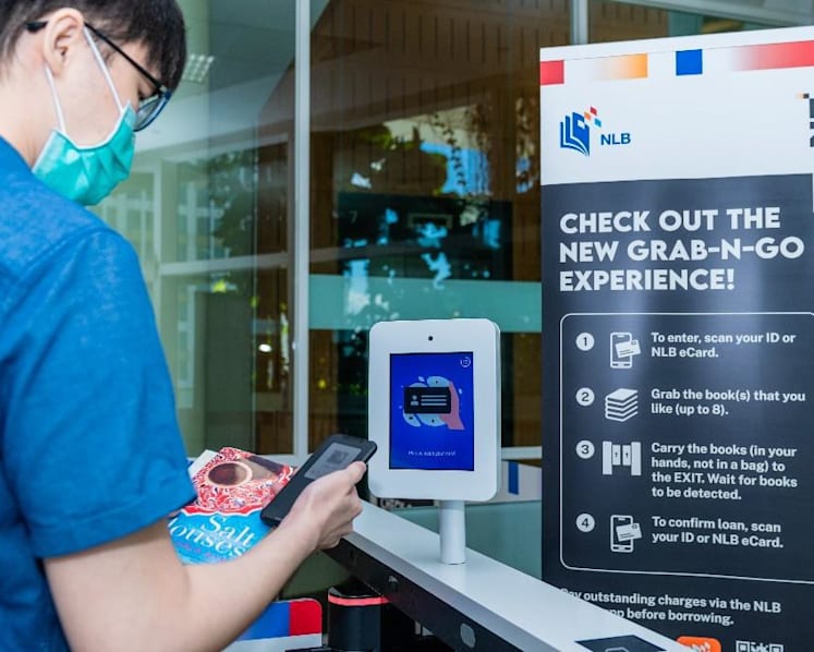 NLB to pilot grab-and-go automated check-out gantries for borrowing books