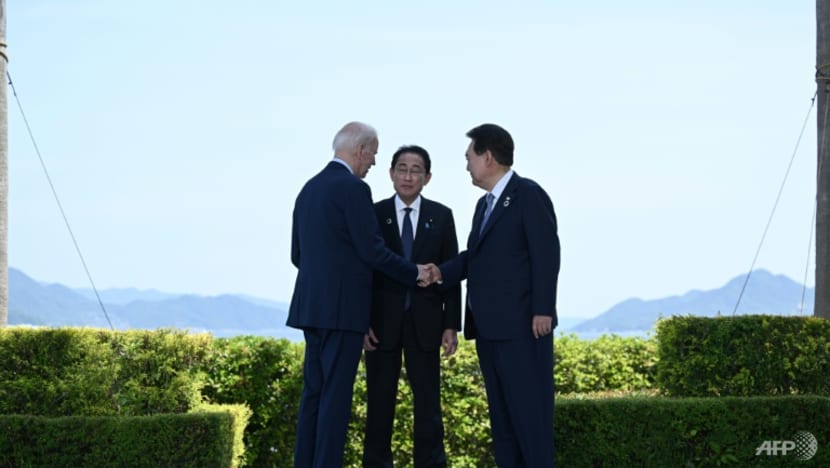 China, North Korea on the agenda, as US, Japan, South Korea leaders convene to forge closer ties
