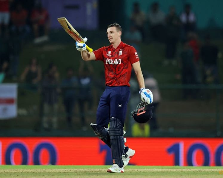 Brook ton leads England to nervy win over Pakistan and T20 World Cup semis