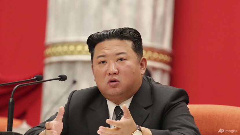 North Korean leader reaffirms arms buildup in party meeting
