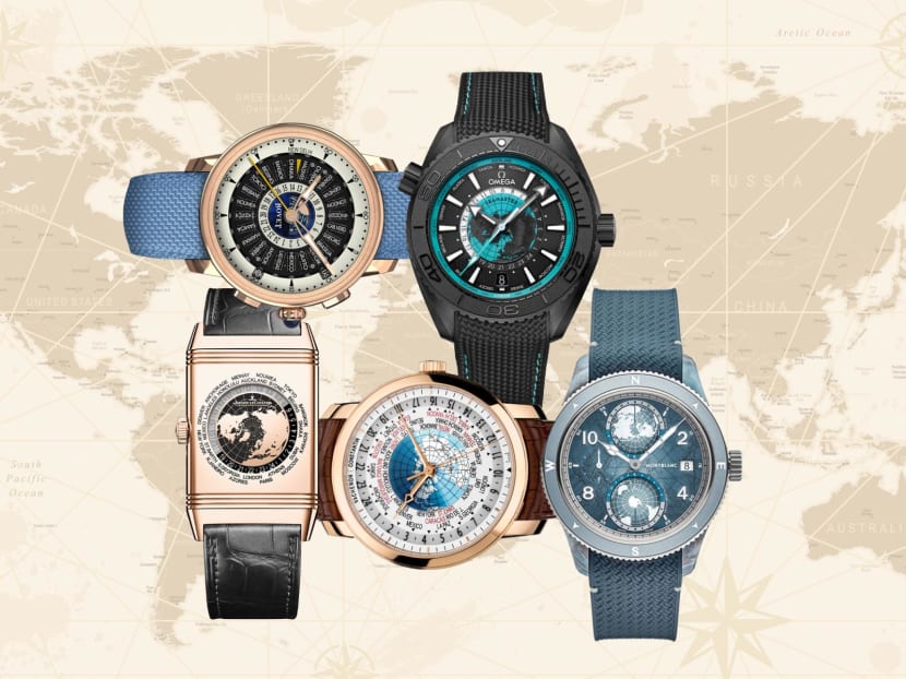 Never be late for any appointment, anywhere in the world, with these worldtime watches