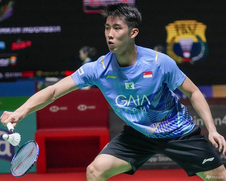Singapore's Loh Kean Yew knocked out in first round of Badminton Asia Championships by Japan's Nishimoto