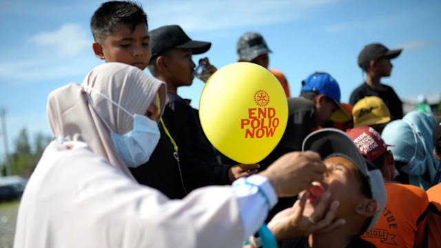 世卫宣布印尼小儿麻痹症疫情正式结束