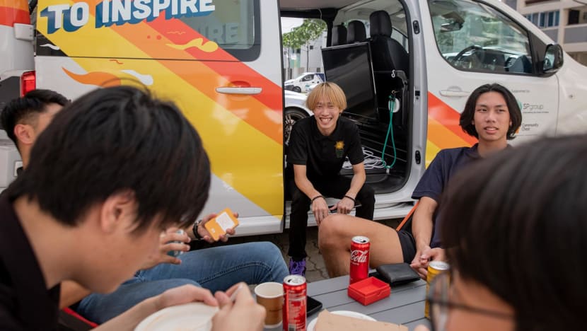 Electric van visiting ‘hot spots’ in Jurong, Woodlands, Ang Mo Kio offers safe space to befriend, support youth-at-risk