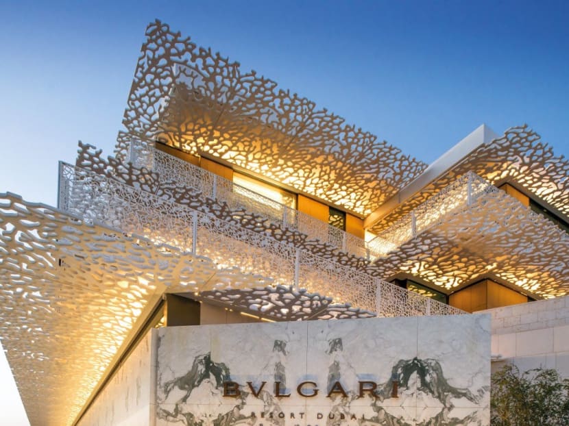 The Bulgari Resort in Dubai, one of the luxury brand’s six hotels around the world. It has three more planned to open by the end of 2022.