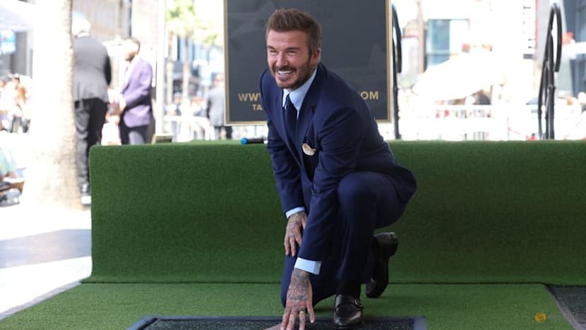 David Beckham honored with Walk of Fame star as LA hosts World Cup games