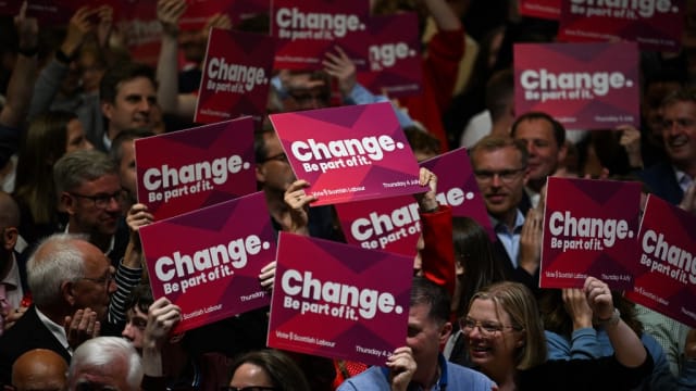 英国大选民调：工党将取得压倒性胜利