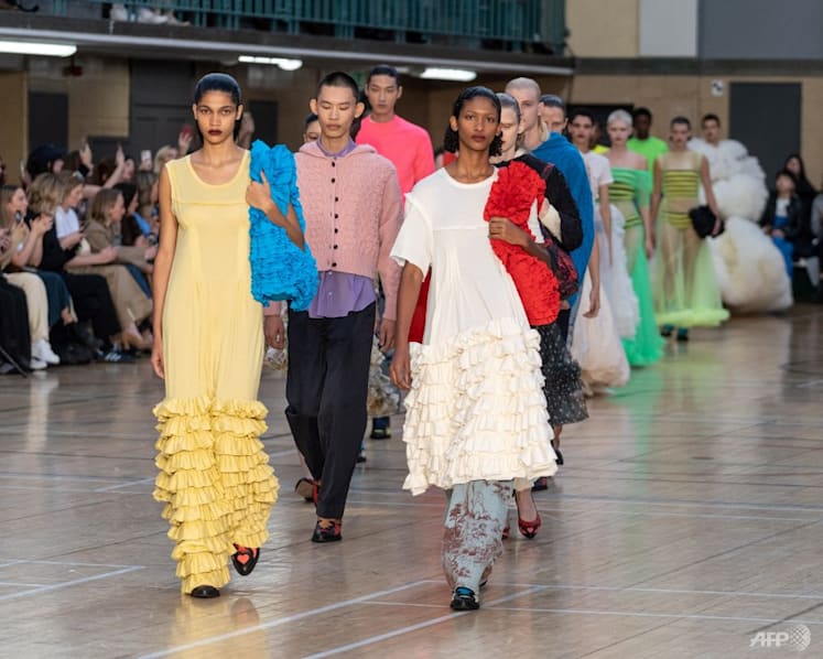 London Fashion Week keeps calm and gets creative