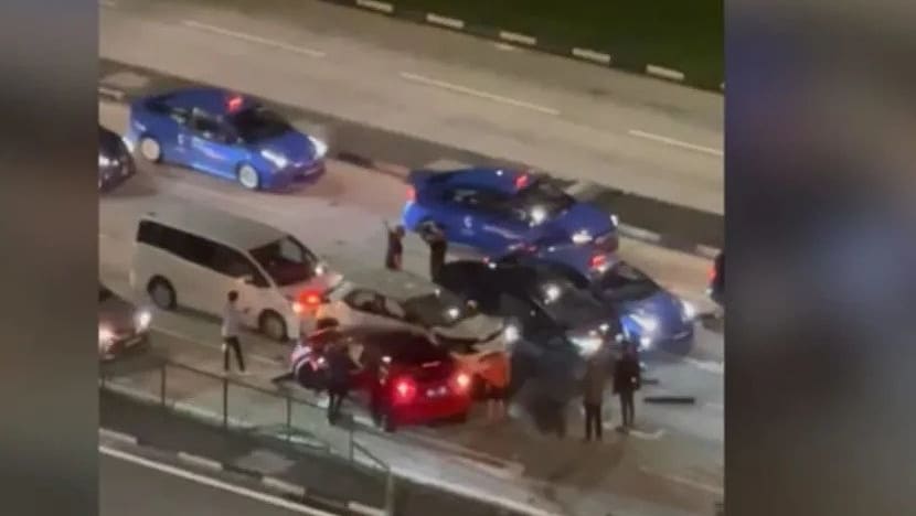 Speeding driver lost control of Mercedes before crashing into Gojek driver's car, killing him