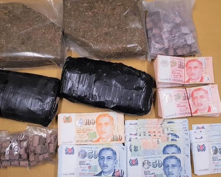 CNB arrests 7, seizes drugs worth more than S$250,000