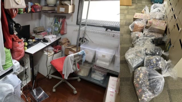 庙弯组屋单位非法制药 当局起获市价逾5万元壮阳药和电子烟