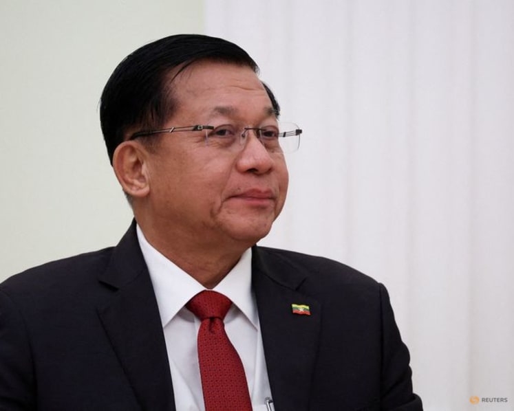 Myanmar leader Min Aung Hlaing visits Laos in first trip to an ASEAN member state