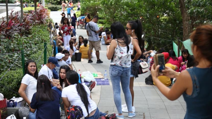 Phase 2 reopening: MOM advises maids to avoid crowds if they go out on rest days