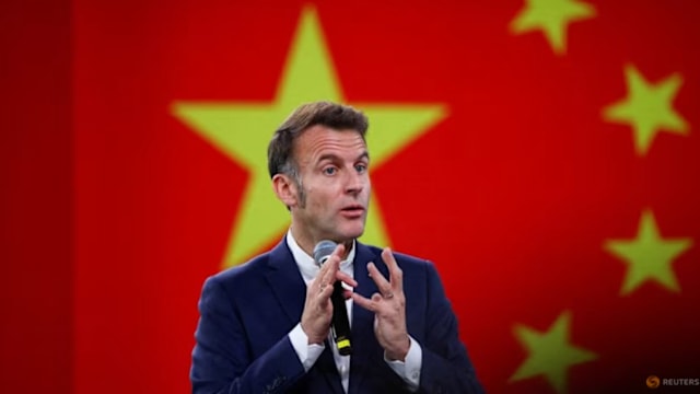 马克龙称已警告中国若不缩减贸易顺差 欧盟或对中方征税