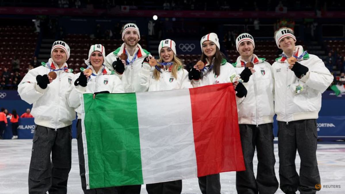 Figure skating-Italy's team bronze lifts hopes of further home-ice success