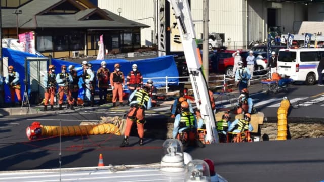 日本埼玉县地陷事故后 附近再发现新塌陷区