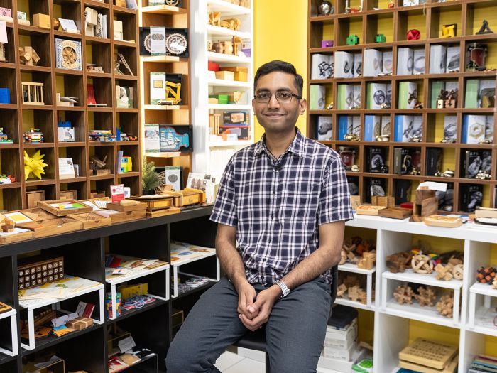 For this puzzle collector, a childhood pastime is now a way to connect with people