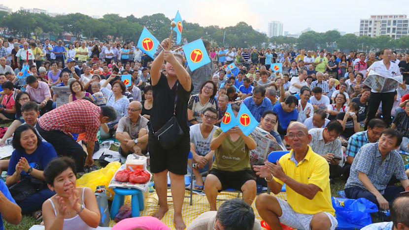WP holds its first GE2015 rally