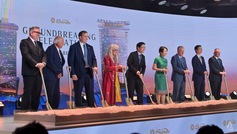 Las Vegas Sands breaks ground on US$8 billion expansion at Marina Bay Sands Las Vegas Sands breaks ground on US$8 billion expansion at Marina Bay Sands