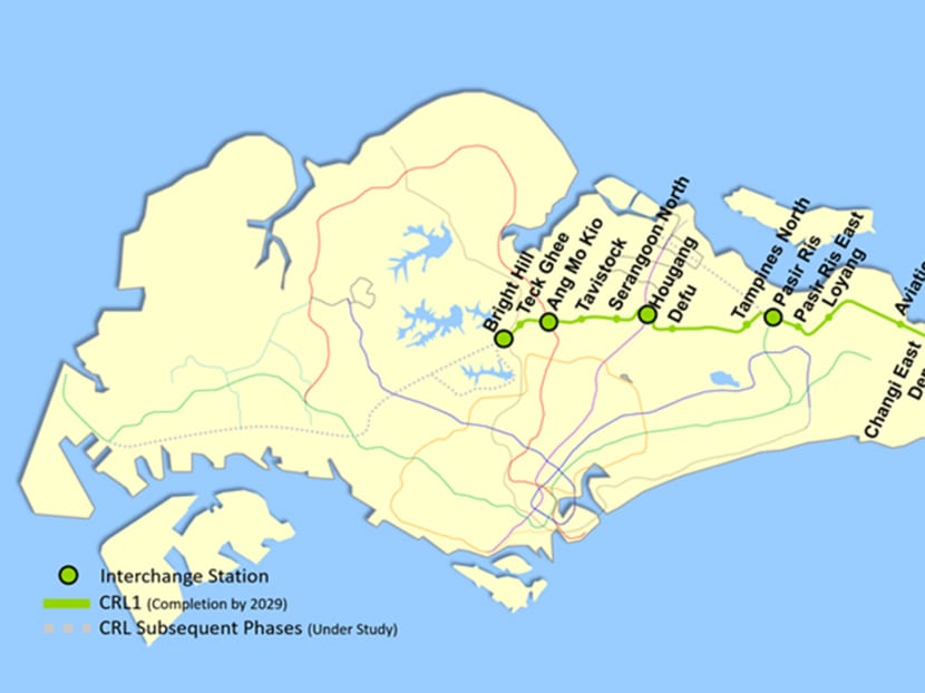 The Cross Island Line, which will have about 30 stops, will be built in stages. The first stage is expected to be opened in 2029 with 12 stations (above). The Cross Island Line, which will have about 30 stops, will be built in stages. The first stage is expected to be opened in 2029 with 12 stations (above).