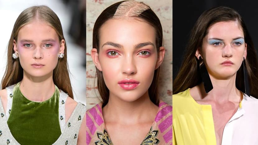 Trending now: Cool girl pastel eye makeup