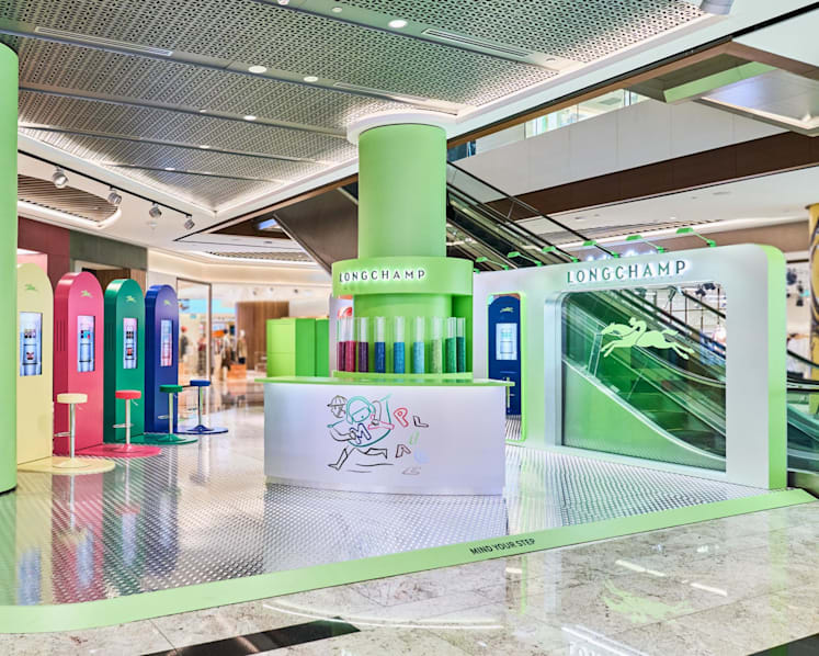 Design your own My Pliage bag at Longchamp’s pop-up at Raffles City
