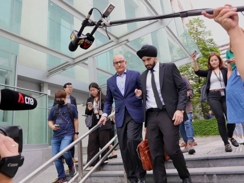 S Iswaran leaving the State Courts on Jan 18, 2024.