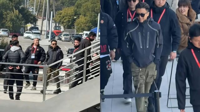 谢霆锋F1上海站穿搭风格引热议！