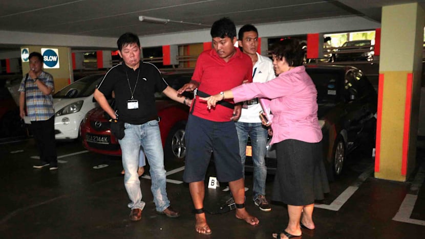 Two accused in murder plot show police around alleged crime scene