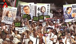 Massive protest intensifies pressure on Taiwan's governing DPP as island readies for polls 