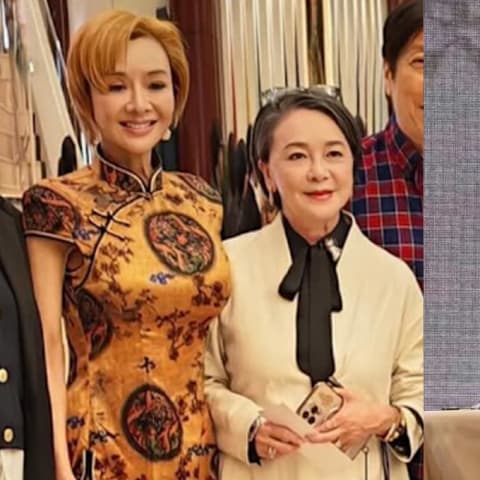 稀世盛宴!曾志伟72岁生日派对,叶子楣身着紧身旗袍惊艳亮相,引爆热议