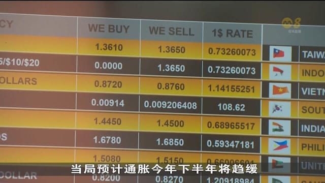 经济分析：商品与服务价格将继续上扬 维持新元升值步伐