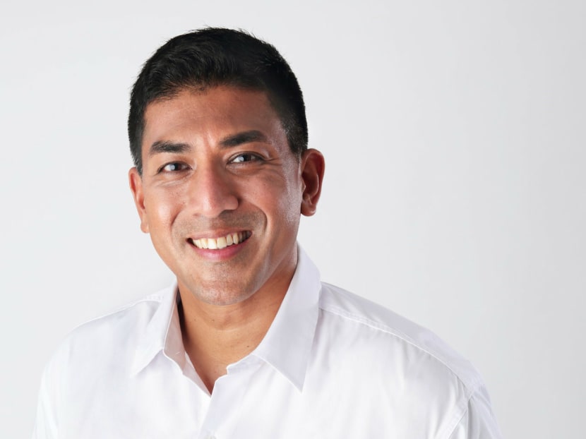 Darryl David was among the new candidates introduced as part of Prime Minister Lee Hsien Loong's Ang Mo Kio Group Representation Constituency (GRC) team today (Aug 15). Photo: PAP