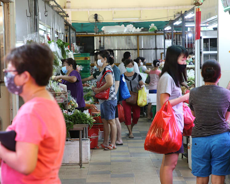 7,000 wet market stallholders to receive one-month rental waiver to cope with reduced business