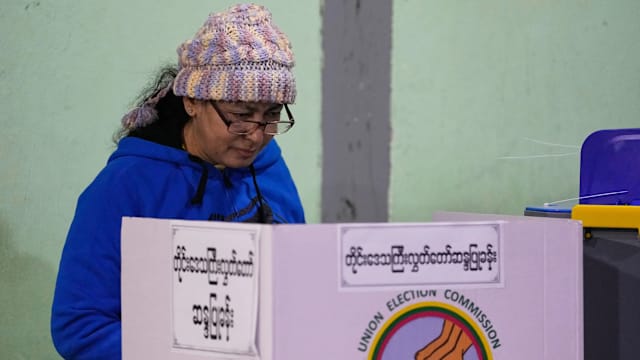 缅甸举行大选第三阶段投票 亲军方巩发党可望大胜