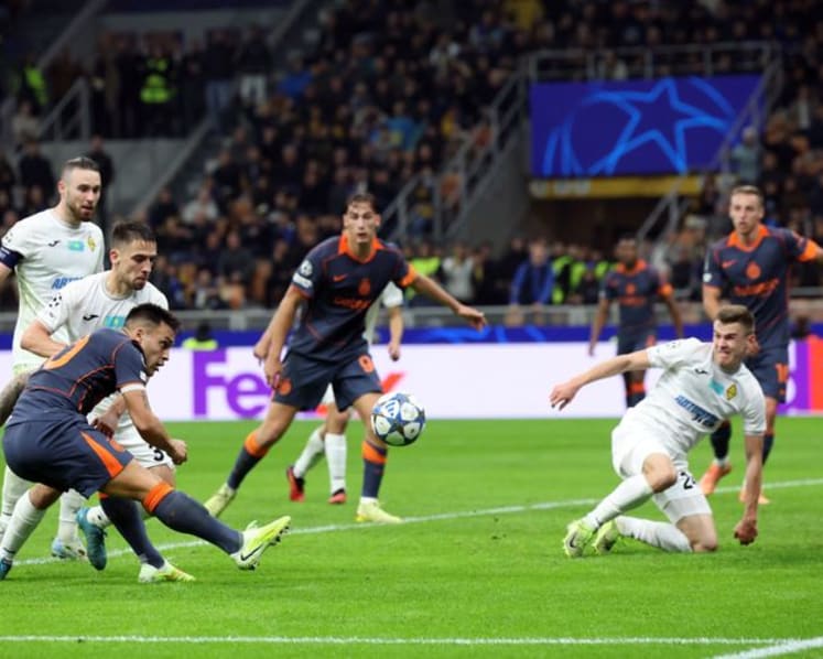 Inter battle past Kairat 2-1 to stay perfect in Champions League