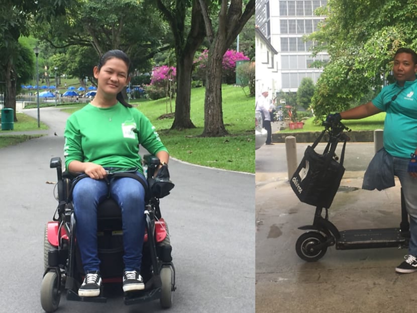 Worries about delivery time, safety for food delivery riders with disabilities