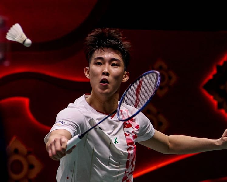 Singapore's Loh Kean Yew wins first match at badminton World Tour Finals