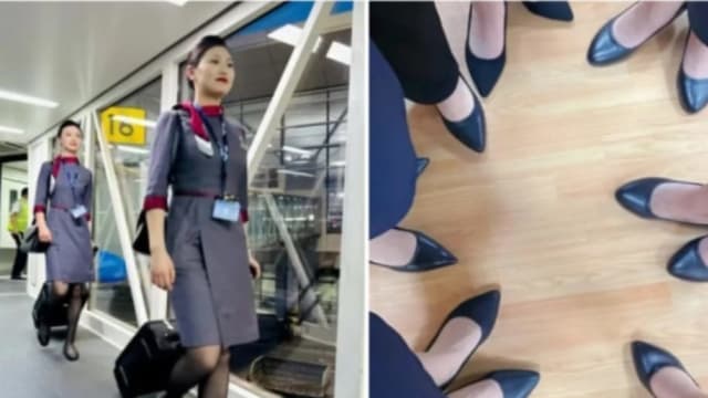空姐可穿平底鞋上班 湖南航空：健康安全又减负