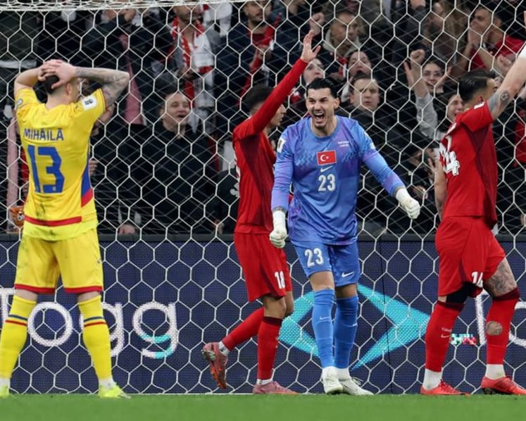 Turkey edge Romania to reach playoff final with Guler-inspired win