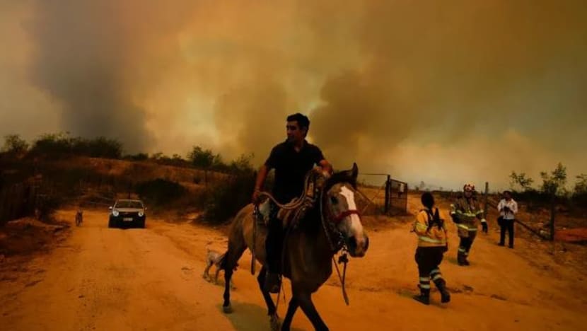 Angka korban kebakaran hutan Chile jangkaui 50 orang Angka korban kebakaran hutan Chile jangkaui 50 orang