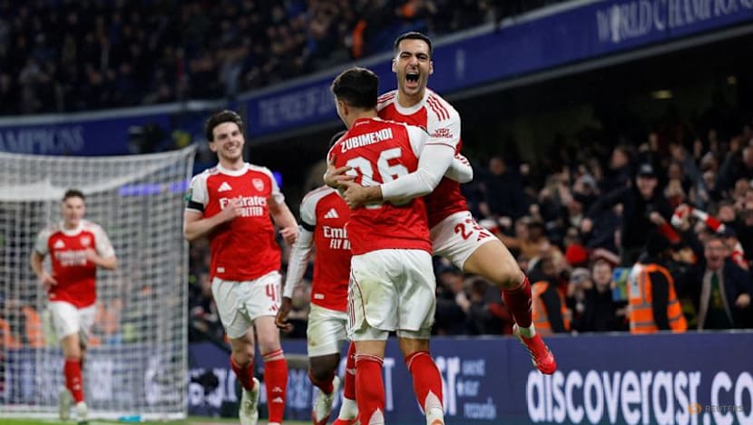 Advantage Arsenal in League Cup semi-final after win at Chelsea