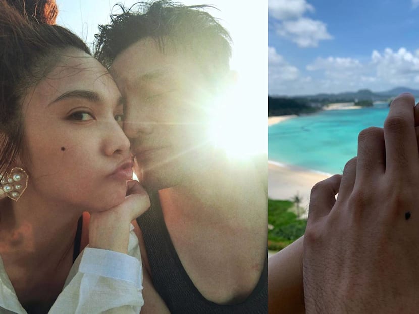 Li Ronghao Proposes To Rainie Yang On His 34th Birthday