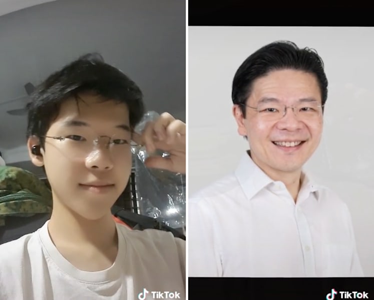 #trending: Teen gains traction on TikTok for looking like 'Gen Z version' of Lawrence Wong