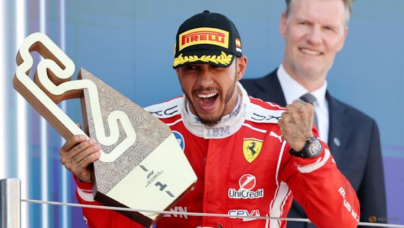 Lewis Hamilton takes first win for Ferrari at Barcelona Formula One Grand Prix