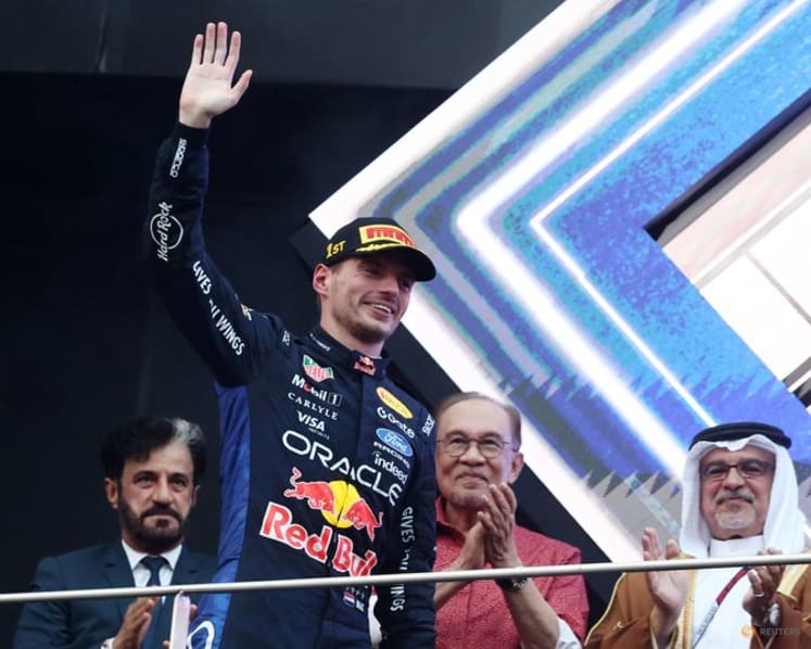 Verstappen wins chaotic rain-delayed Bahrain Grand Prix in Malaysia