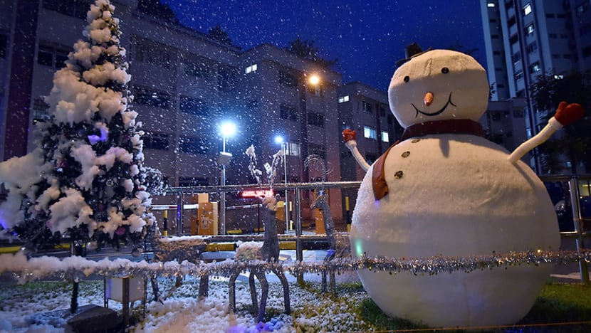 Winter in Woodlands: The man who made it snow in Marsiling Winter in Woodlands: The man who made it snow in Marsiling